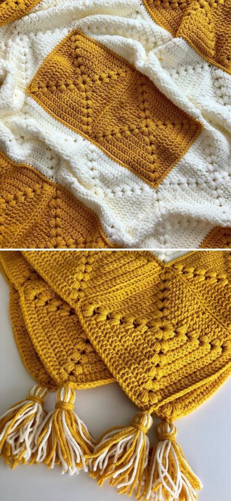 Super Chunky Neutral Crochet Blankets Patterns