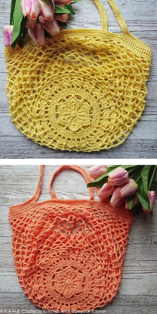 Sakura Market Bag Free Crochet Pattern