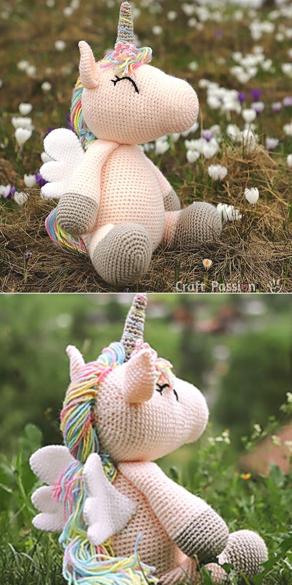 Aile Winged Unicorn Amigurumi