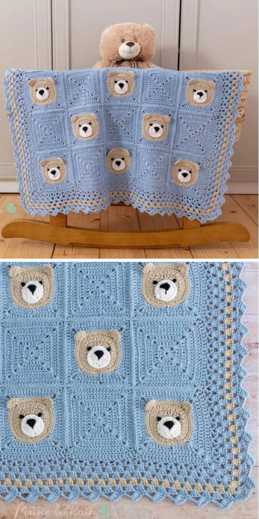 Adorable Crochet Blankets For Babies – 1001 Patterns