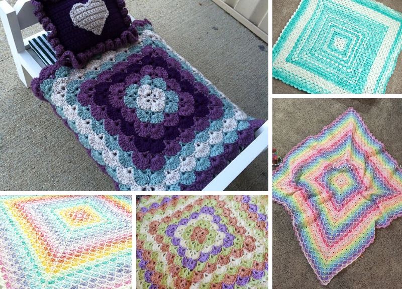 Beautiful Shells Blanket Free Crochet Pattern