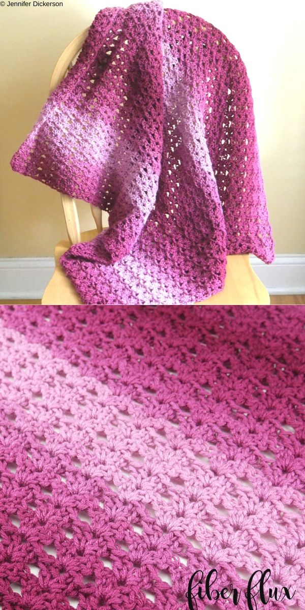 Briar Rose Blanket Free Crochet Pattern