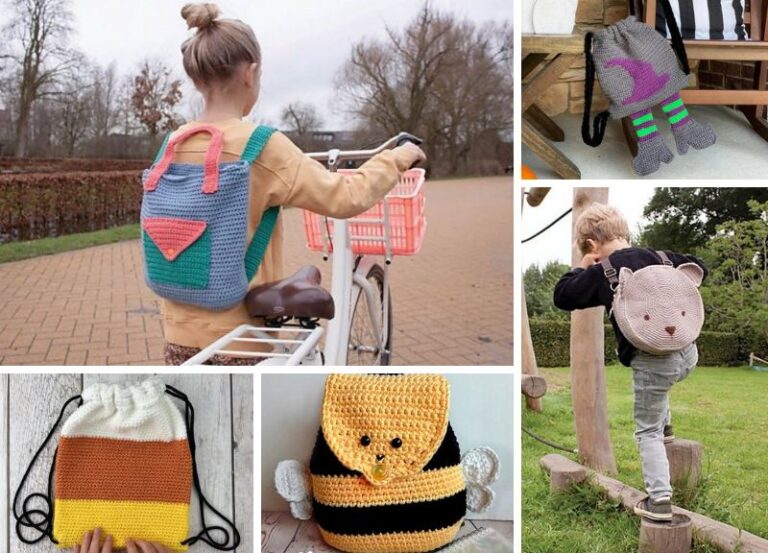 Cute Backpacks For Your Children Free Crochet Pattern