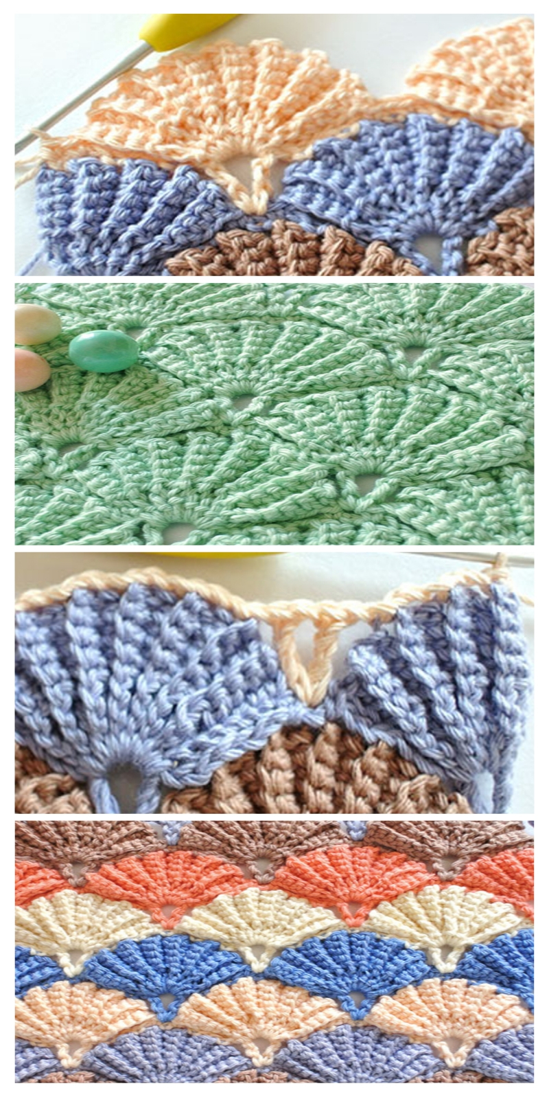 Crochet Shell Stitch Ideas