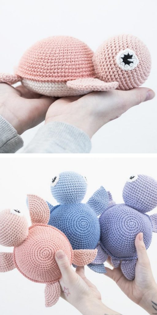Crocheted Turtle Free Pattern