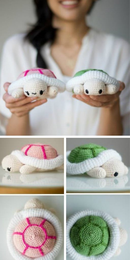 Amigurumi turtle pin cushion – Free pattern in English, Italian, French –  Carmen Crochet