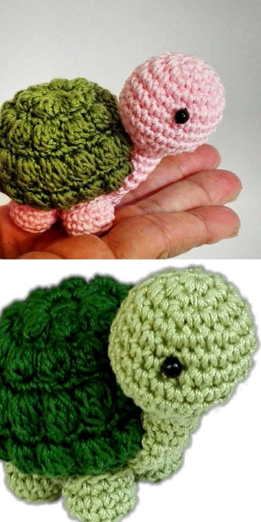 Crocheted Turtle Free Pattern