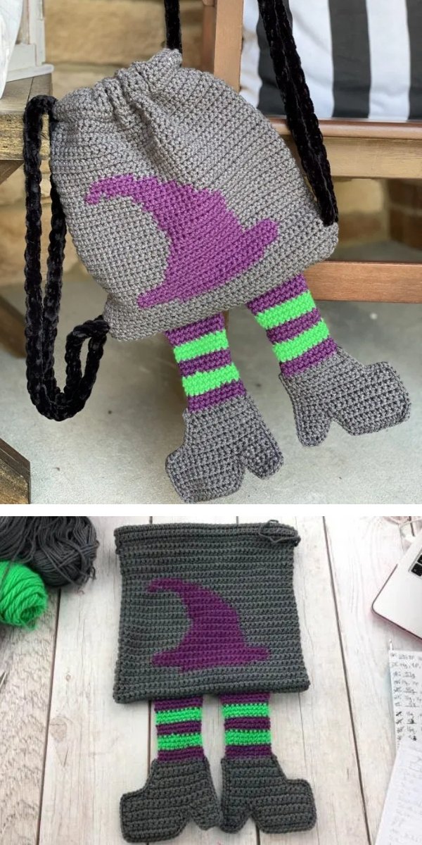 free crochet pattern: Cute Backpacks For Your Children