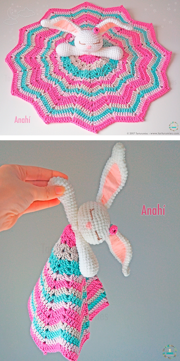 Baby Blanket Bunny Free Crochet Pattern