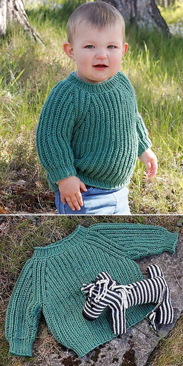 knitted baby sweater free pattern