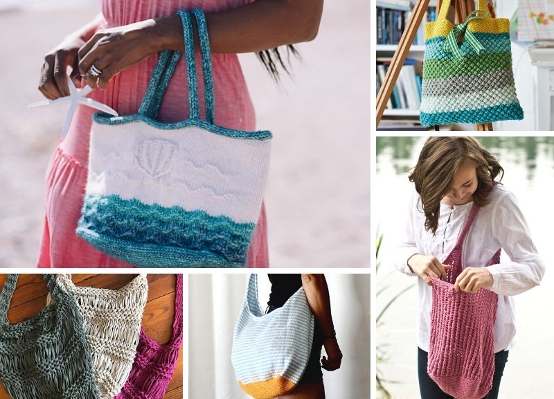 Amazing Beach Knitted Bags