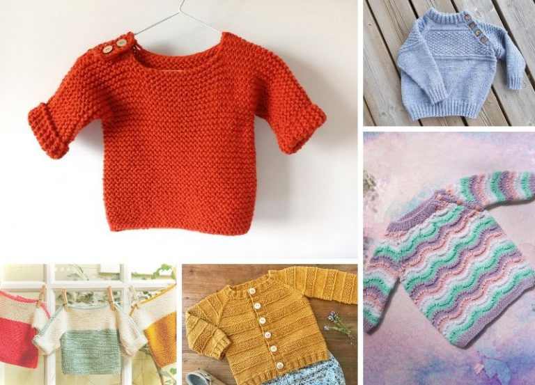19 Cute Knitted Sweaters for Newborns and Kids