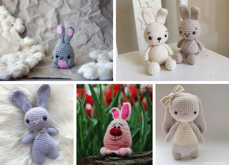 Crochet Easter Bunny Decor - Winding Road Crochet