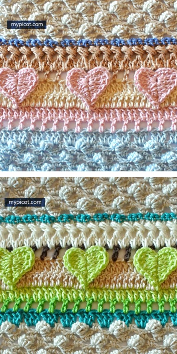 Mixed stitch discount crochet blanket pattern