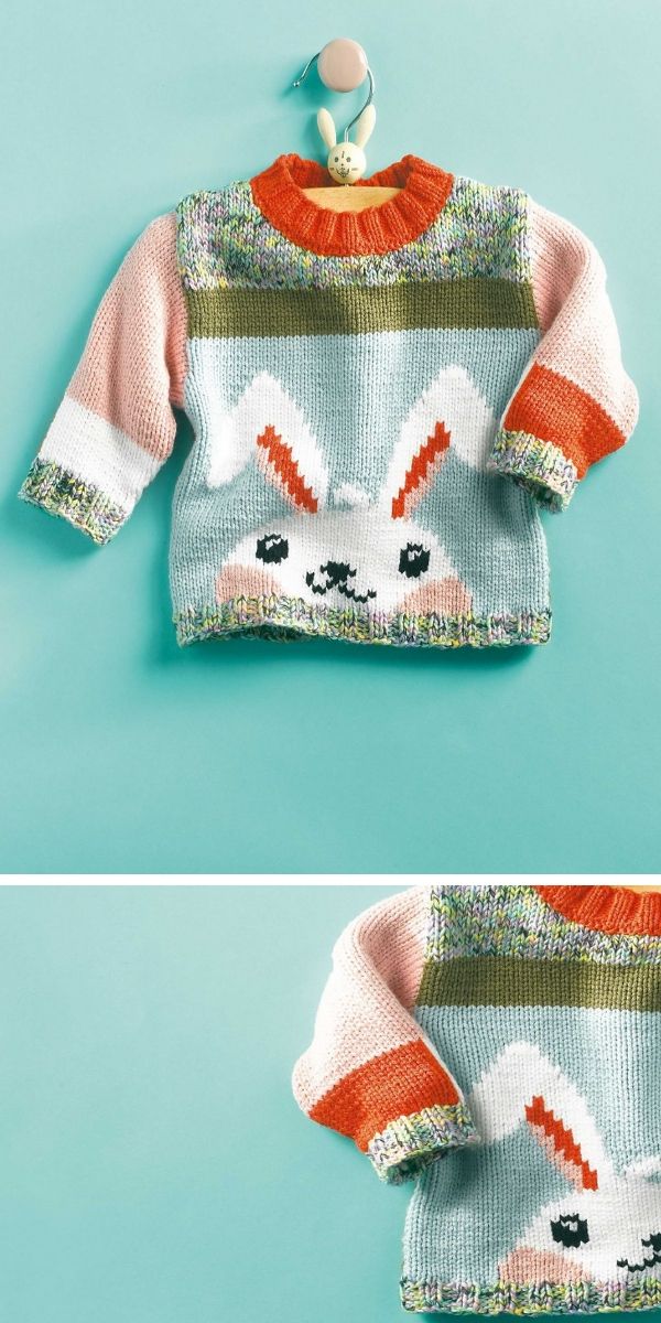 Rabbit Sweater Free Knitting Pattern