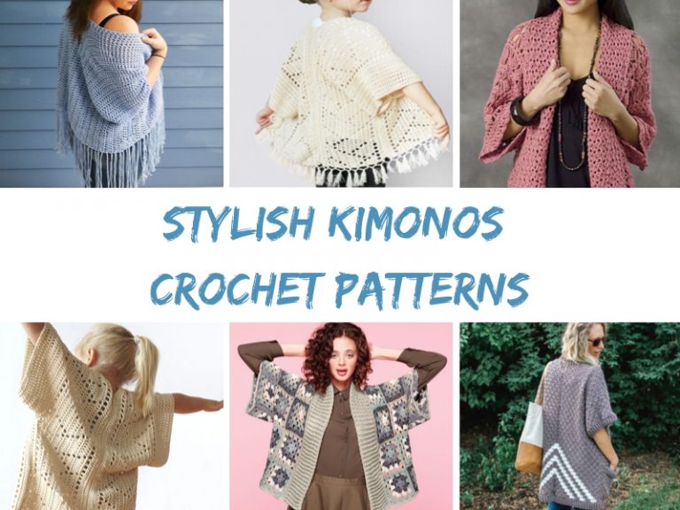 Stylish Crochet Kimonos Patterns
