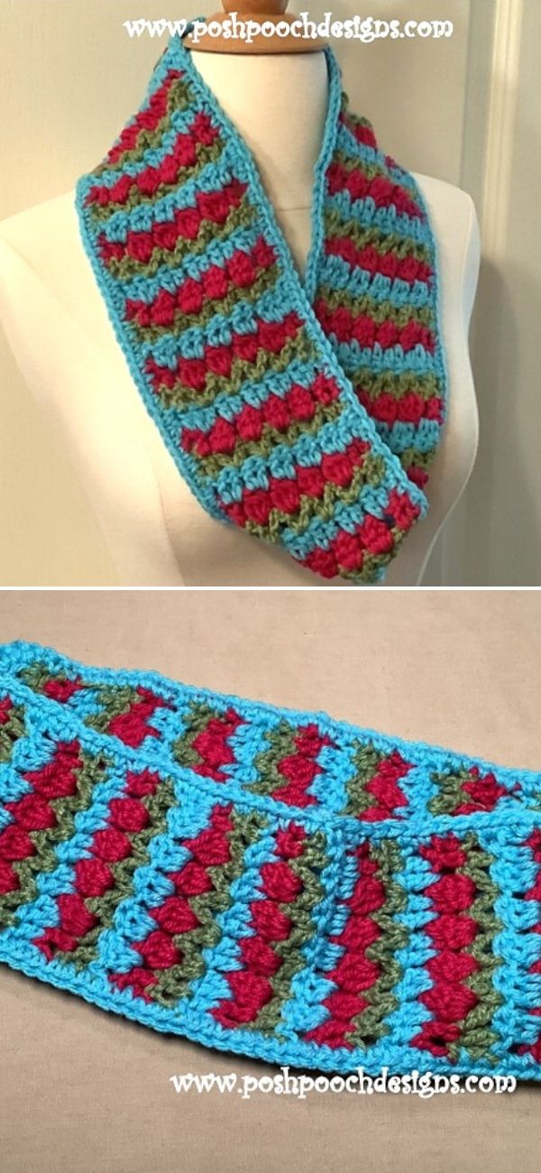 Tulips In A Row Scarf