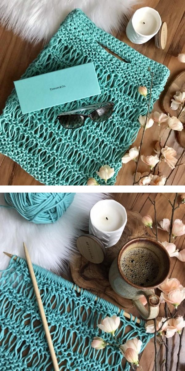 Free Knitting Pattern: Amazing Beach Bags 
