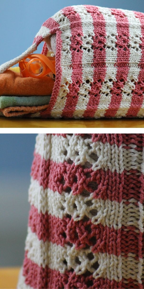 Free Knitting Pattern: Amazing Beach Bags 