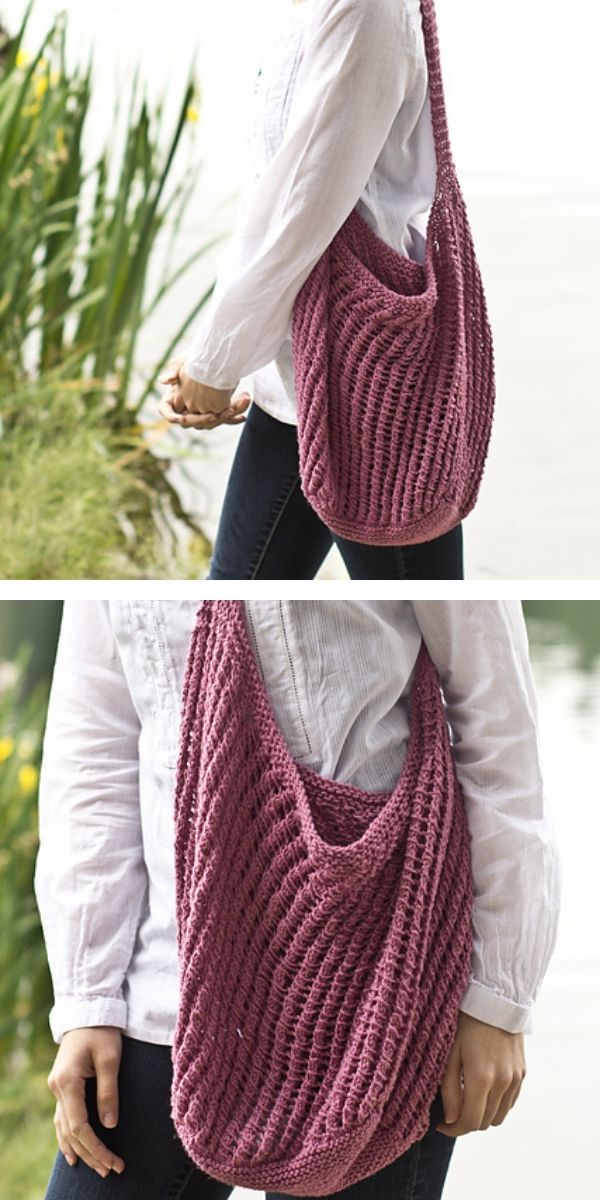 Free knitting pattern for Weekender Tote  Knitting bag pattern, Diy knitting  tote, Knitting patterns