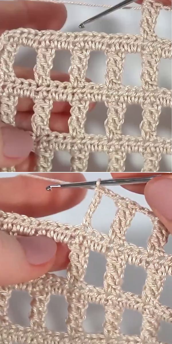 crochet window lace pattern