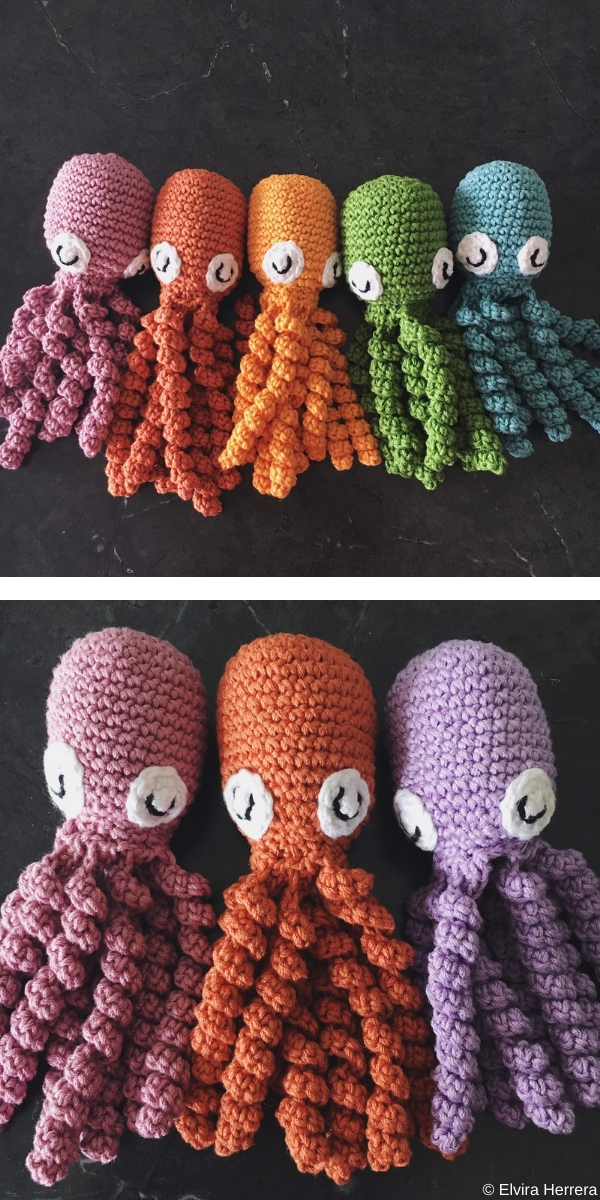 Sleepy Peemie Octopus Free Crochet Pattern