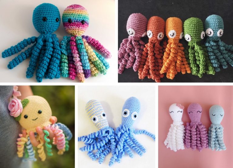 Cute and Friendly Octopus Free Crochet Patterns