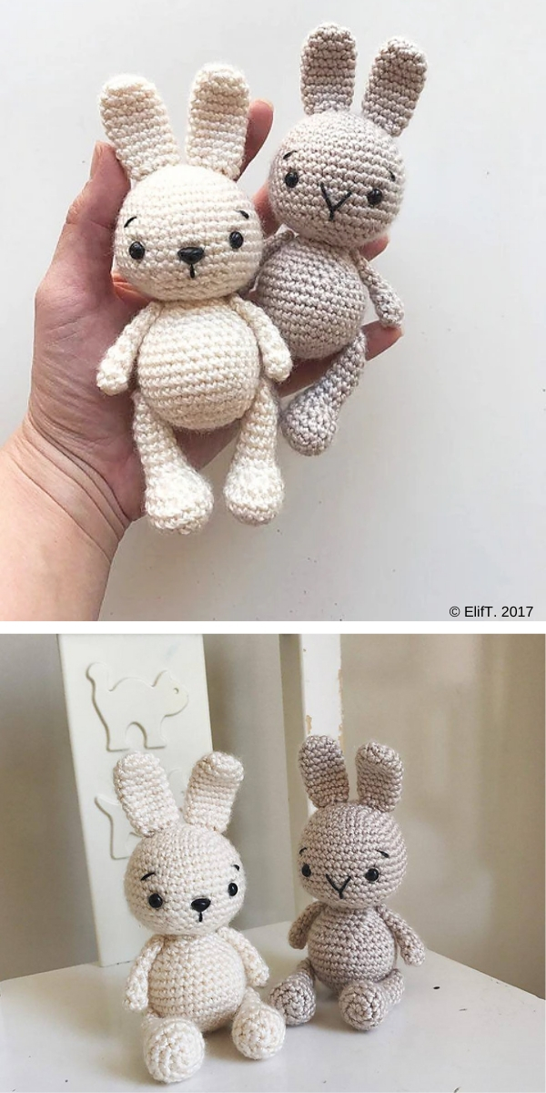 Zipzip Bunny free crochet pattern