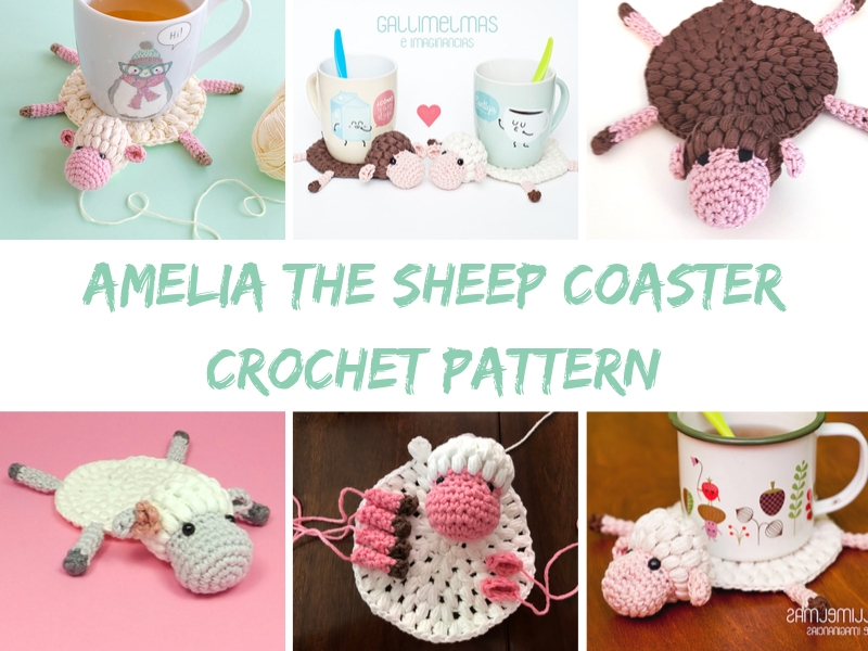 Amelia The Sheep Coaster Free Crochet Pattern