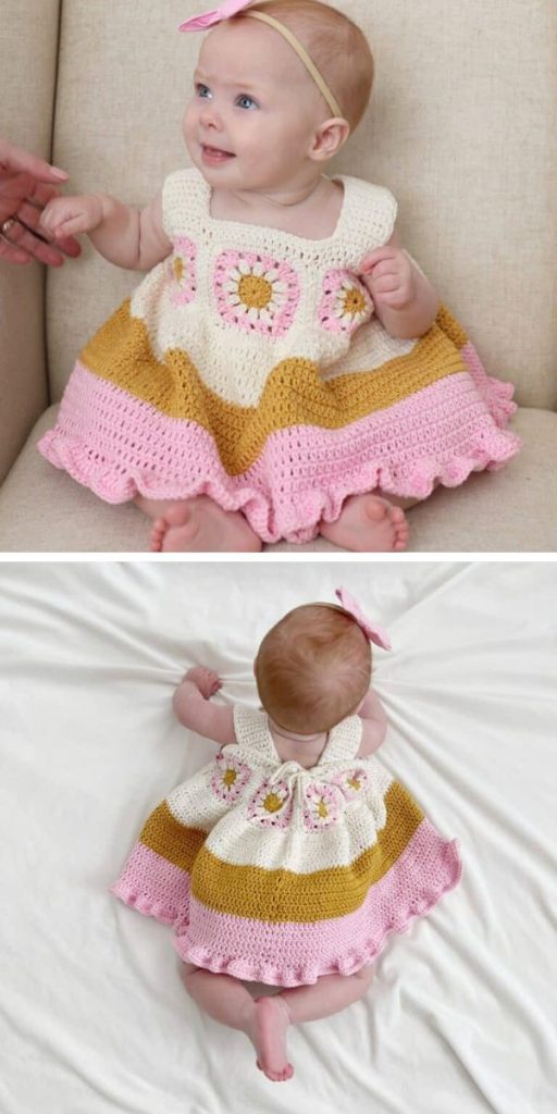 crochet baby dresses patterns free