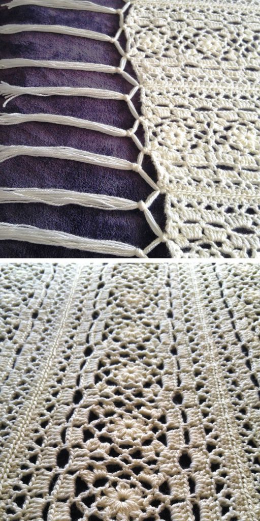 Irish Lace Blanket Free Crochet Pattern
