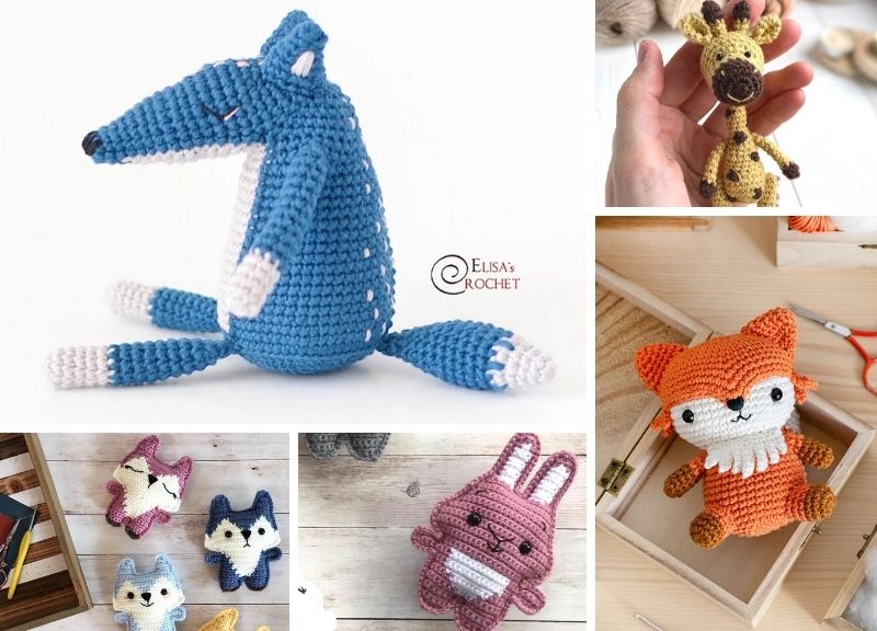 Mix and Match Crochet Animals: Amigurumi Crochet patterns (Mix and Match  Series) See more