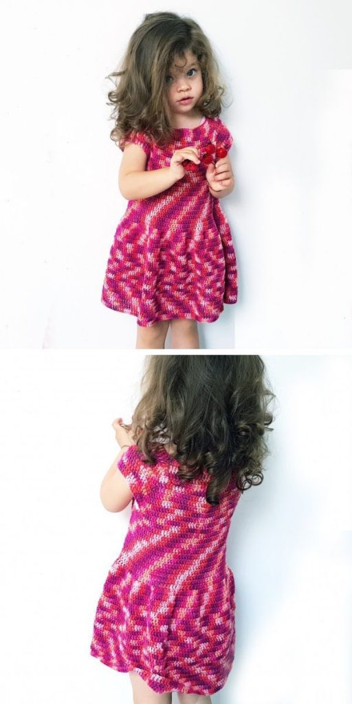 crochet baby dress pattern free