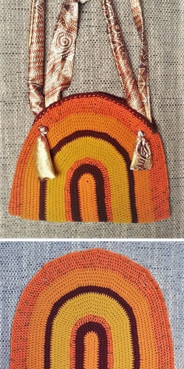 Tasche 'Herbstfeuer' Free Crochet Pattern