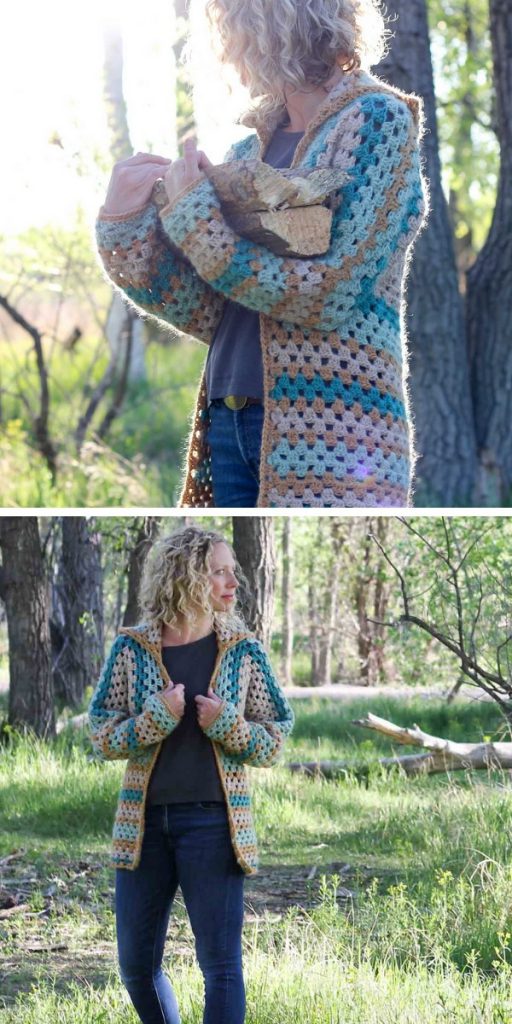 The Campfire Cardigan Free Crochet Pattern