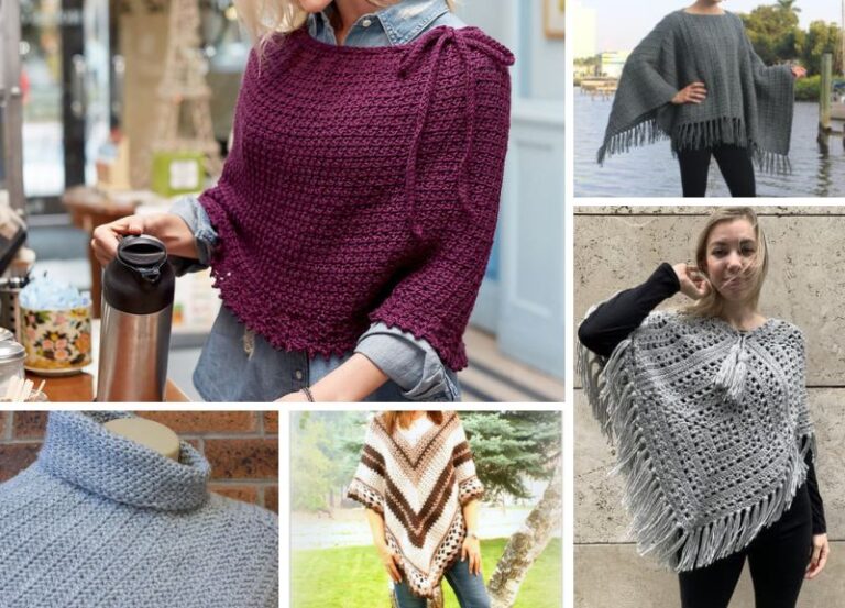 22 Trendy Crochet Ponchos