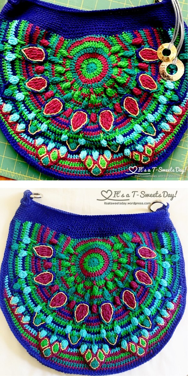 Peacock bag crochet pattern sale