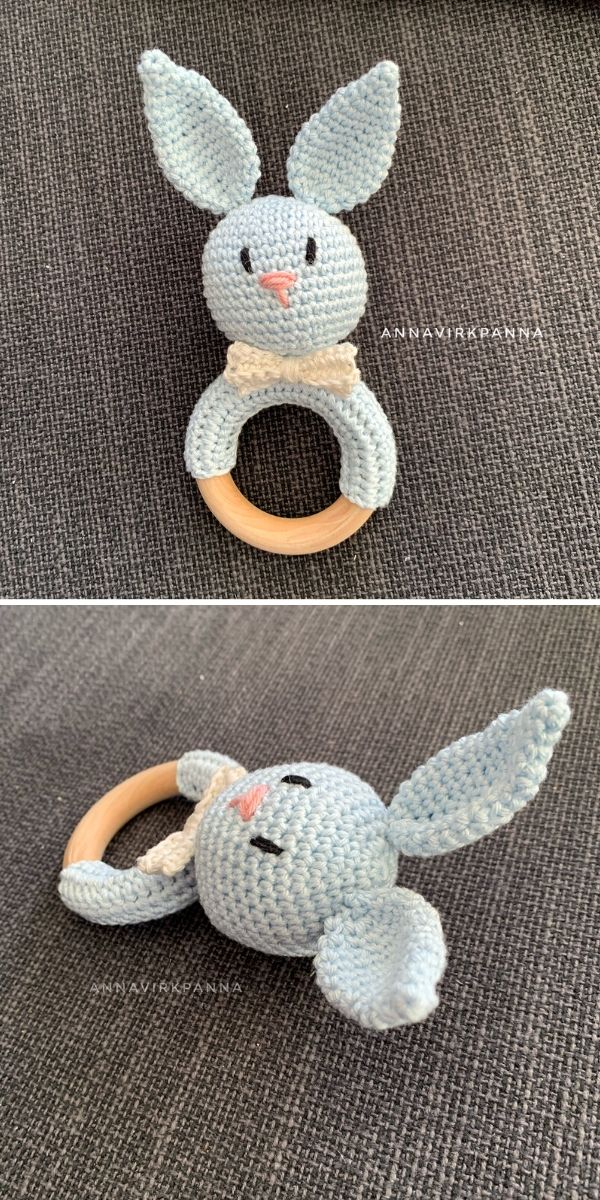 Bunny Rattles Free Crochet Pattern