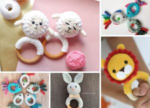 Sweet Crochet Baby Rattles