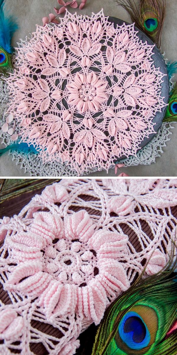 Pinterest Doily Patterns 10 Dazzling Doilies Free Crochet Patterns