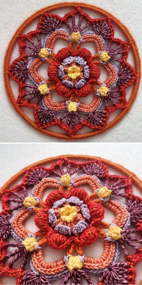 mandala free crochet pattern