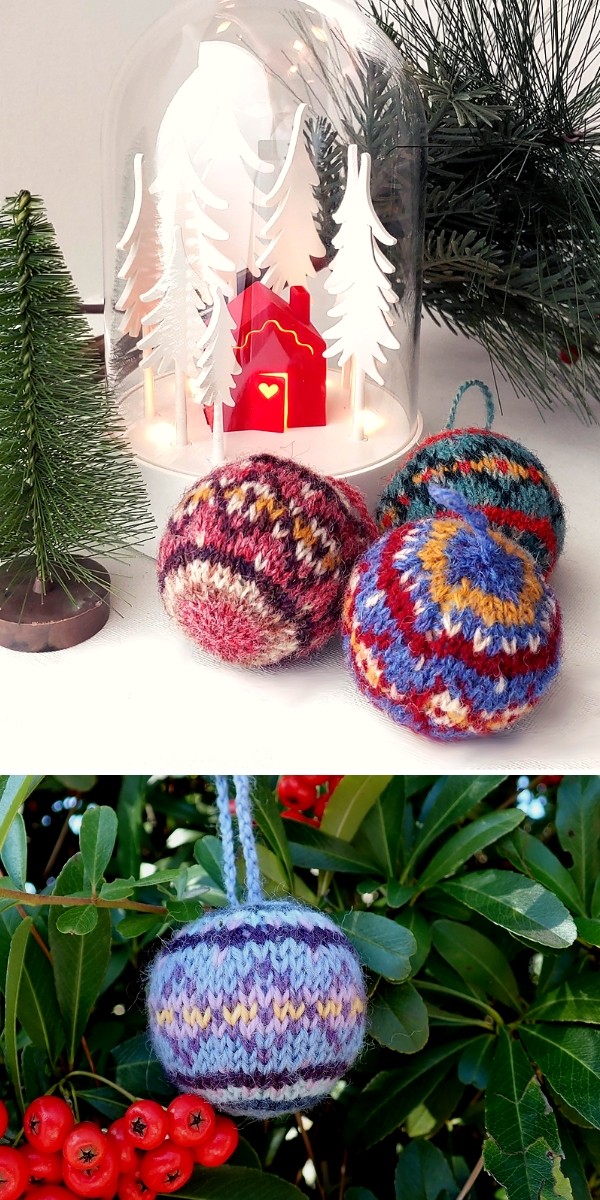 Swatch Baubles Free Knitting Pattern