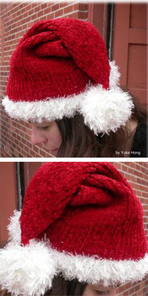 Red and White Santa Christmas Hat