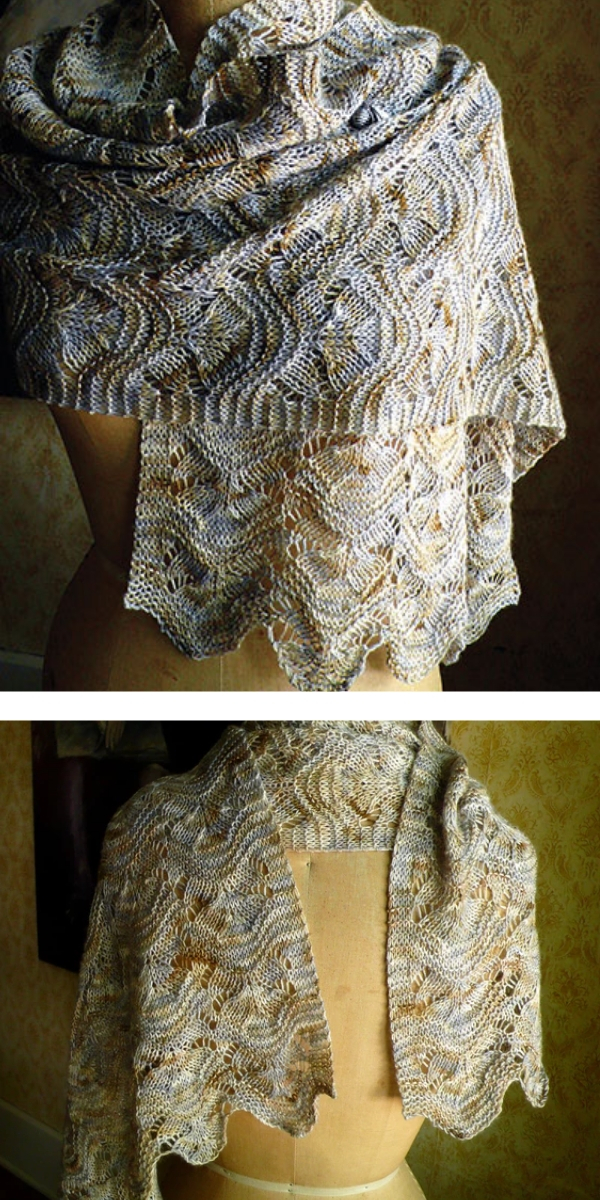 free knitting pattern: Fashion Scarf 