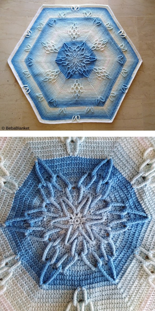 free crochet pattern: Floral Mandala 
