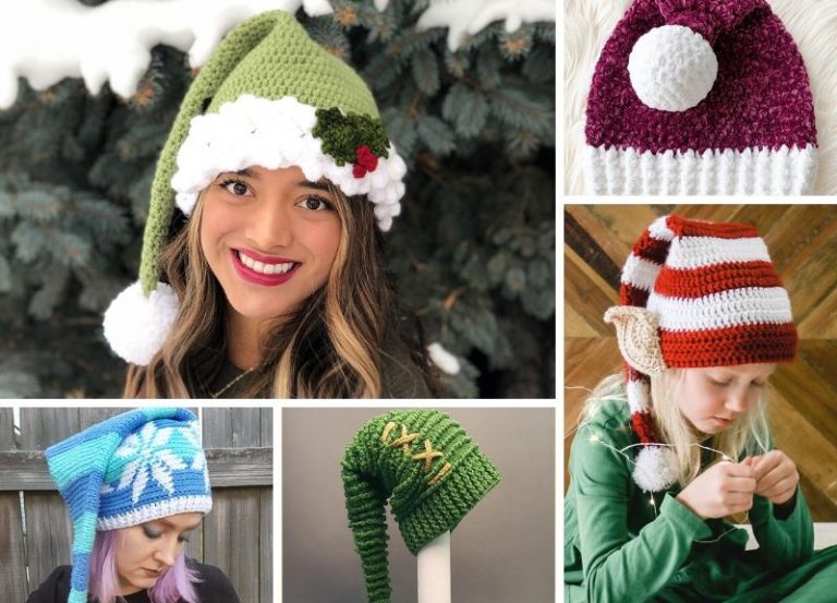 Funny Christmas Crochet Hats