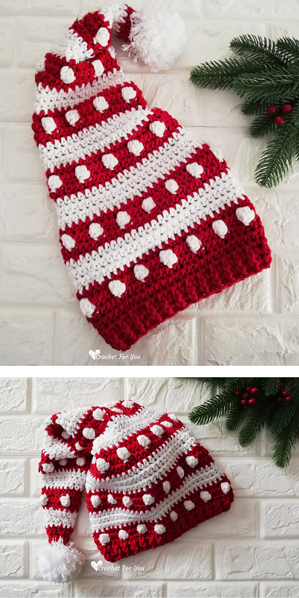 crochet christmas hats