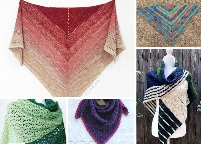 32 Beautiful Crochet Shawls For Beginners