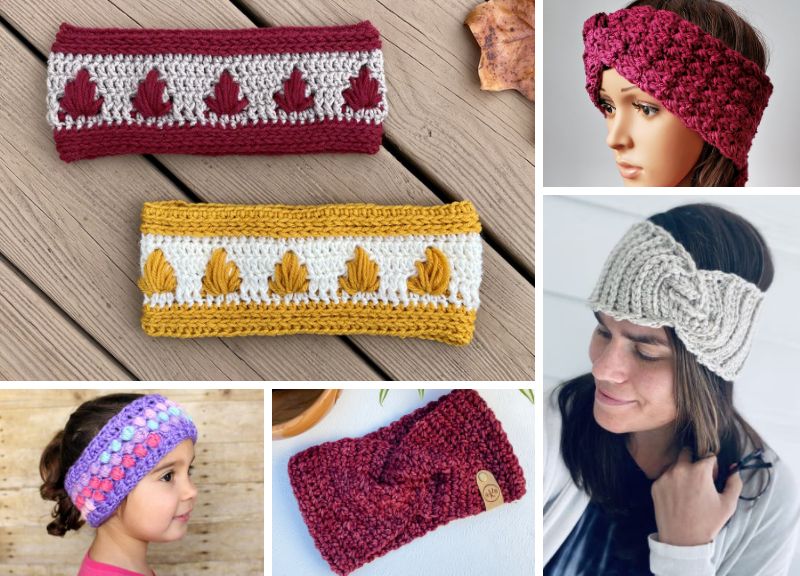 Comfy Earwarmers Free Crochet Patterns