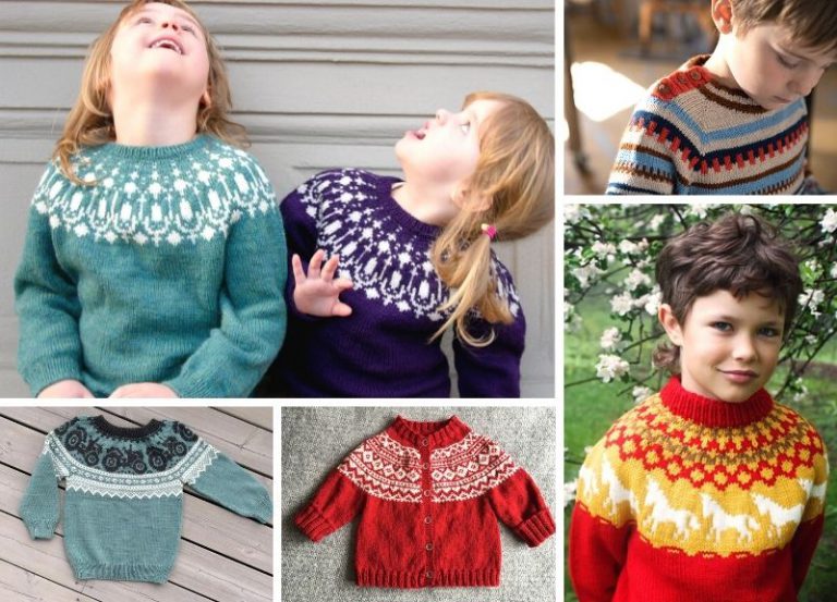 17 Nordic Style Knitted Sweaters for Kids